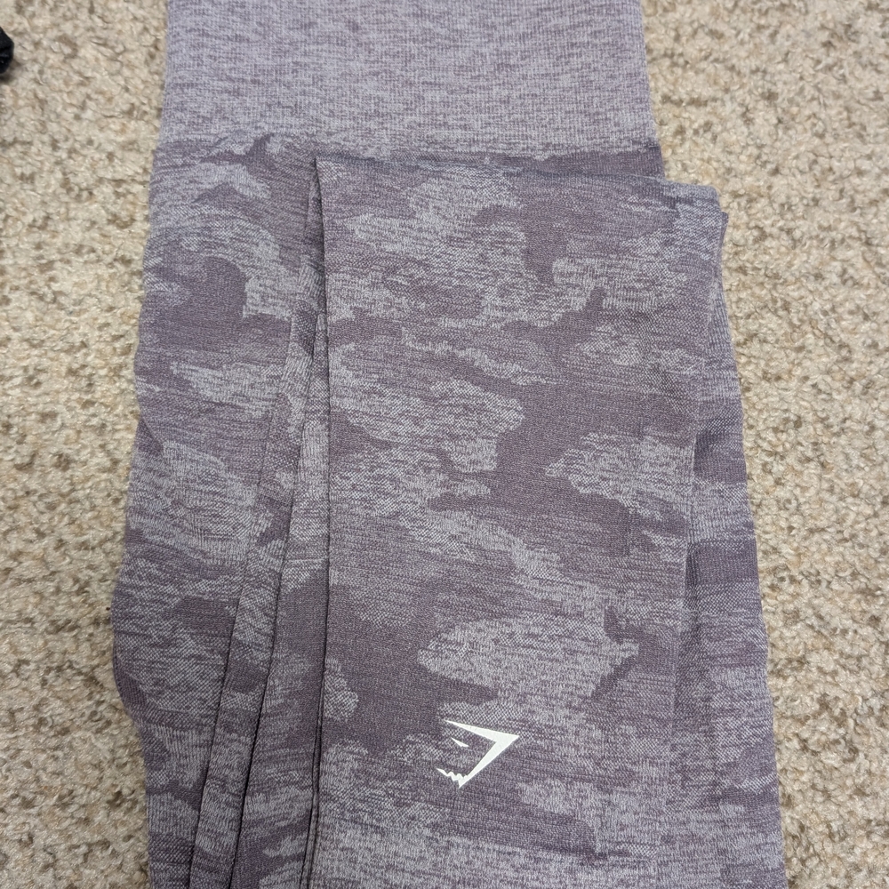 Gymshark Camouflage Leggings Purple